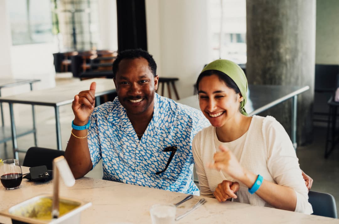 Team pasta cooking session