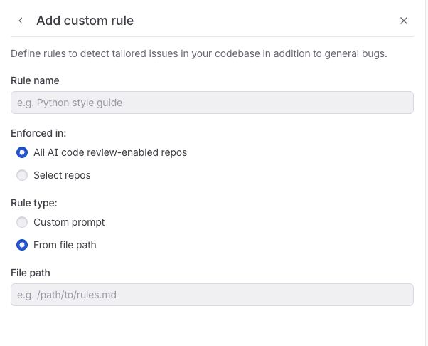 Rule Files Customization - Graphite